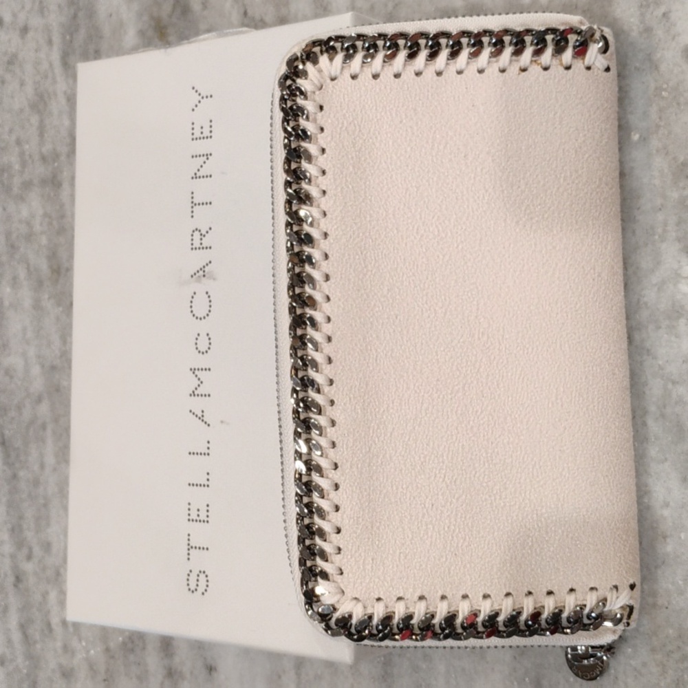 Stella McCartney Falabella Women's Zip Continental Cream Wallet New